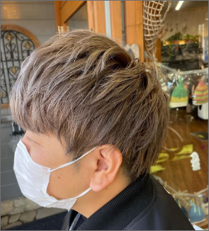 男性カット 1